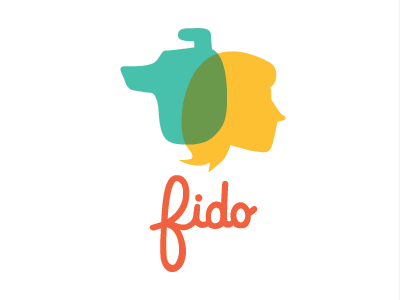 Fido Identity (Reworked) dog fido hand lettering letter script silhouette type vector
