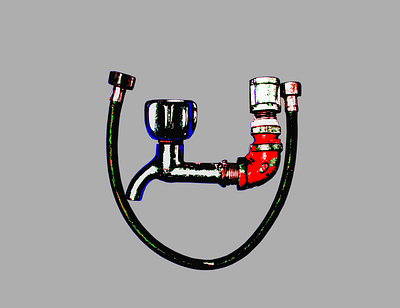 plumber design illustration minimal