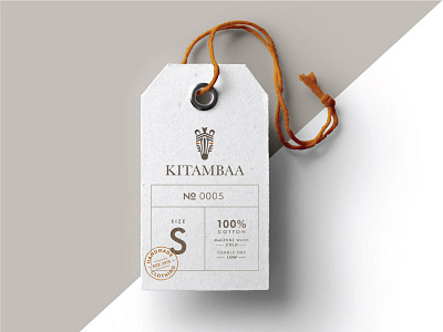 Kitambaa Clothing Tag branding design logo