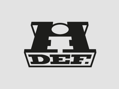 Hi Def Logo branding hi def hiphop logo music producer