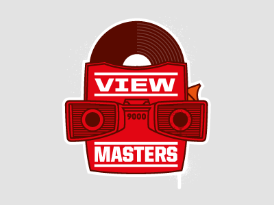 Viewmasters Logo artists branding hiphop music rap viewmaster