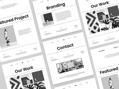 Branding Studio Agency- Website agency website black branding branding agency branding studio branding website design homepage landing page landingpage minimal minimal website minimalism minimalist studio website ui web