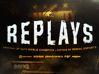 Denial Replays - Social Media Banner banner champion gaming gold media social twitter