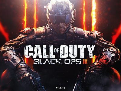Call of Duty Black Ops 3 - Wallpaper 3 background black call of duty desktop esports flares gaming glow guns ops orange