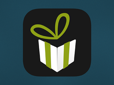 GIFwrapped flat gift icon ios perspective ribbon