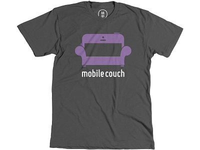 Mobile Couch Shirt cotton bureau merchandise mobile podcast stylised couch tshirt
