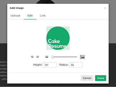 CakeResume Image Cropper