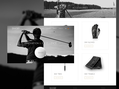 Snyder Golf - Ecommerce Website ecommerce shopify web design web development woocommerce wordpress