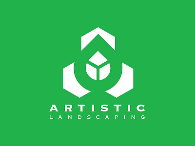 Artistic Landscaping Logo branding logo design portfolio