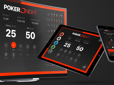 POKERNIGHT: AT HOME apple apple tv design ios manager mobile poker poker night pokernight product ui