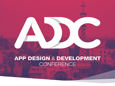 ADDC 2018 Logo addc app barcelona conference design development learn networking objective c swift ui ux