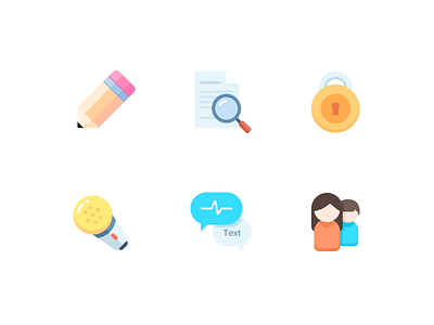 Icon 2x avatar clean design illustration lock pen text ui voice