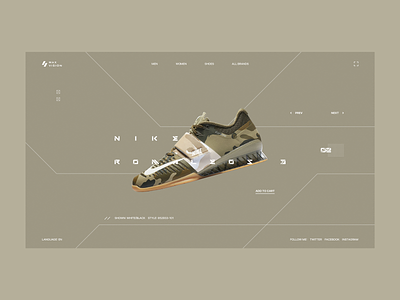 Sneaker Store buy clean design interface nike shop sneaker store ui web