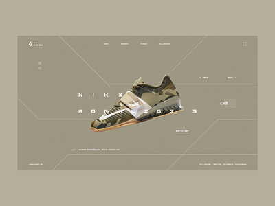 Sneaker Store buy clean design interface nike shop sneaker store ui web