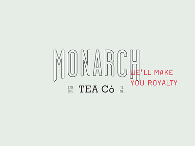 Monarch Logo Variation 1 branding bus coffee company food london monarch tea truck