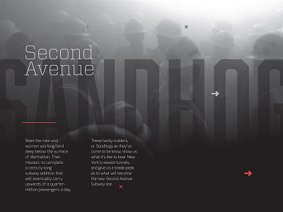 Sandhogs Are Awesome architecture digest editorial magazine new showcase type typography york