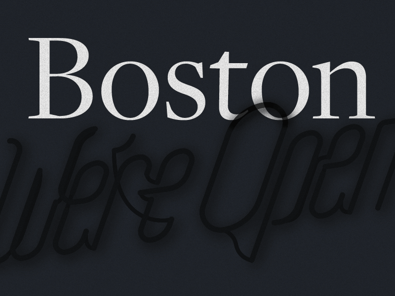 We're Open bar boston electric gif light lit neon power sign signage