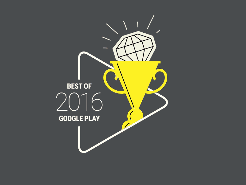 Google Play - Best Of 2016 best of 2016 design google illustration vector