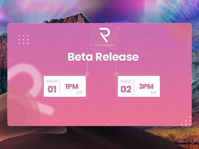 RhydeRobotics Beta Release