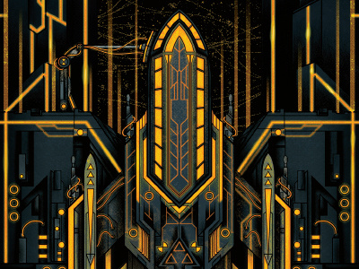 Foorcore xl 3 artwork design digital event graphic design illustration photoshop spaceship yellow