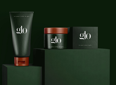 glo cosmetics - Brand Identity | Packaging branding design graphic design illustration logo packaging typography vector