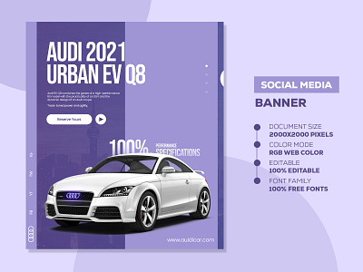 Audi Urban -  Social Media Banner Template