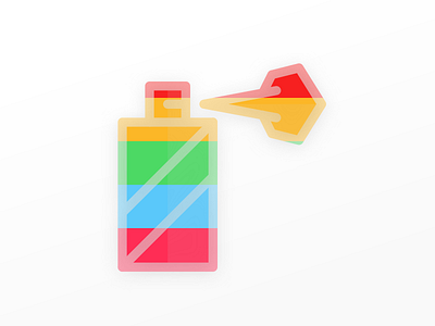 Colors. app colors ios onboarding rainbow spray