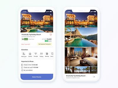 Hotel Booking App app booking hotel iphone x travel ui