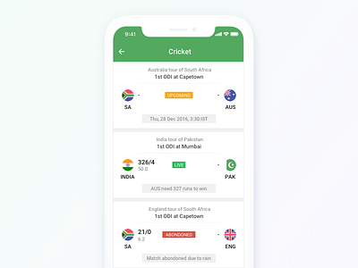 Cricket App