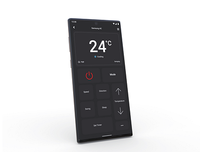 mi remote — a matte black revamp design figma graphic design mi revamp ui xiaomi