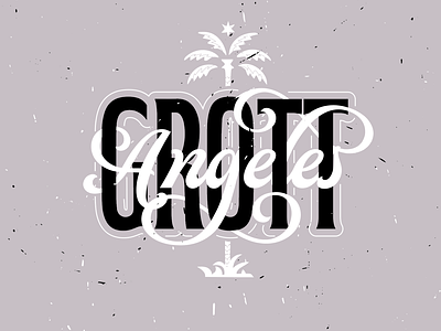 Grottangeles apparel font grottangeles lettering logo palm pepo summer tshirt type typeface typography