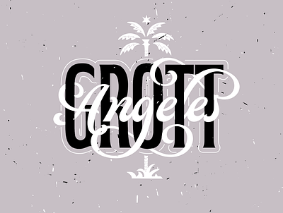 Grottangeles apparel font grottangeles lettering logo palm pepo summer tshirt type typeface typography