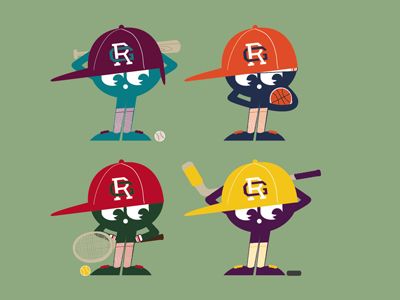 Sports baseball basket hats hokey sport tennis