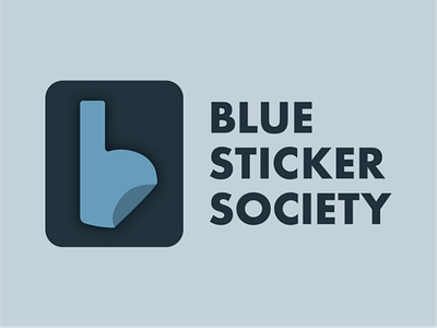 Blue Sticker Society Logo