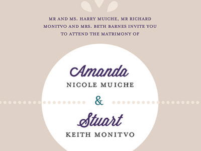 Wedding Invitation invitation typography wedding