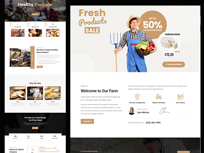 Diare - Eco Milk & Dairy Farm WordPress Theme