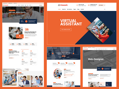 Vework - Virtual Assistant WordPress Theme advisor appointments business consulting corporate
