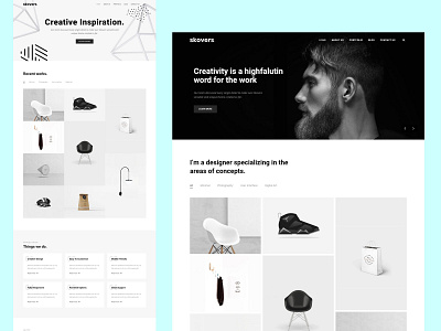 Skovers - Minimal Portfolio WordPress Theme zozothemes