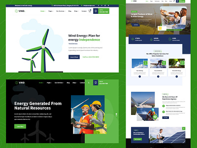 Vind – Solar Energy WordPress Theme