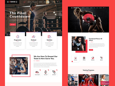 Stamin - Fitness and Gym WordPress Theme