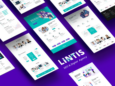 Lintis- SEO & Digital Agency WordPress Theme agency business corporate creative design digital agency digital marketing finance financial illustration logo multipurpose seo ui web design website website builder website designer wordpress wordpress theme