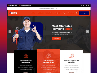 2022 Best WordPress Theme for Plumbing Services
