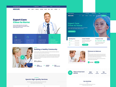 Medcure - Health and Medical Care WordPress Theme