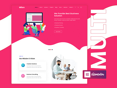 Miion | Multi-Purpose WordPress Theme best premium wordpress theme best selling wordpress theme business themes popular wordpress themes