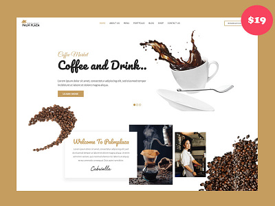 Palmplaza – Best Restaurant & Cafe WordPress Theme