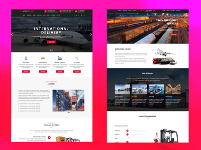 Tranzlogistics - Logistics & Cargo Shipping WordPress Theme