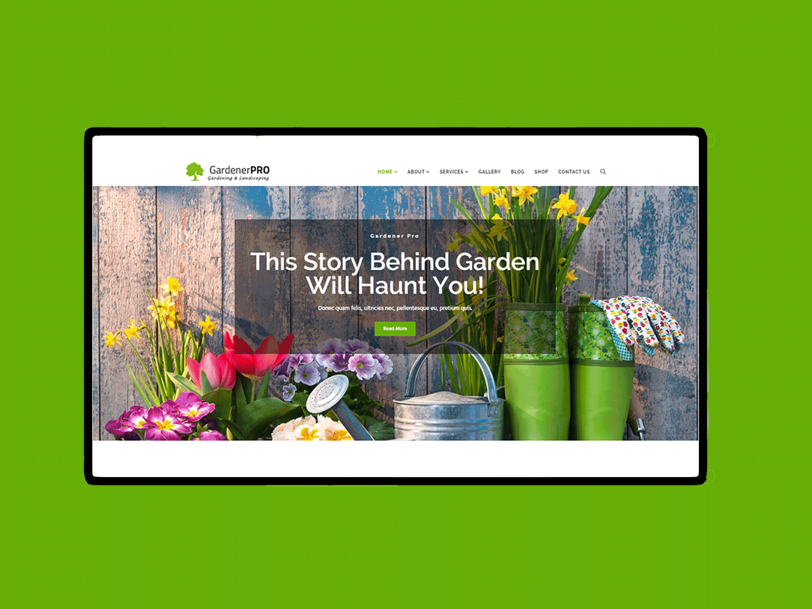 GardenerPro - Gardening & Lawn Care Landscaping WordPress Theme agriculture business creative creative design creative designs design farmer shop garden gardeners gardening groundskeeper lorist responsive design responsive theme web design webdesigner website wordpress design wordpress designs wordpress themes