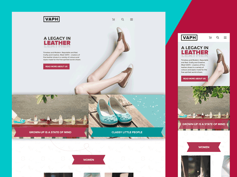Vaph website Redesign