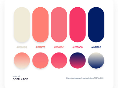 color Palette by Dopely on Dribbble