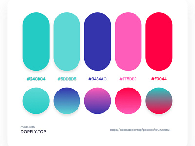 color Palette animation color color palette colorful colorpalette design illustraion illustration ui ux